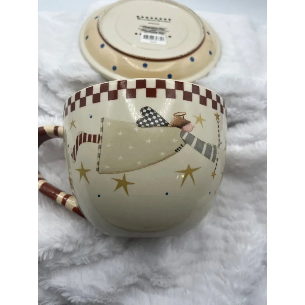 Williraye Studio Flying Angel Large Cocoa Mug WW2438 Unique and Rare - Picture 8 of 10
